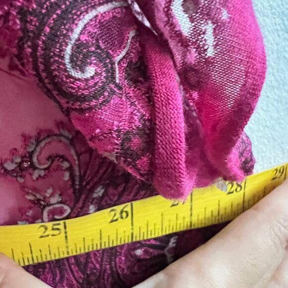 Velvet Burnout Mesh Kimono Cardigan Sheer Boho Whimsigoth Bohemian One Size - Picture 6 of 6